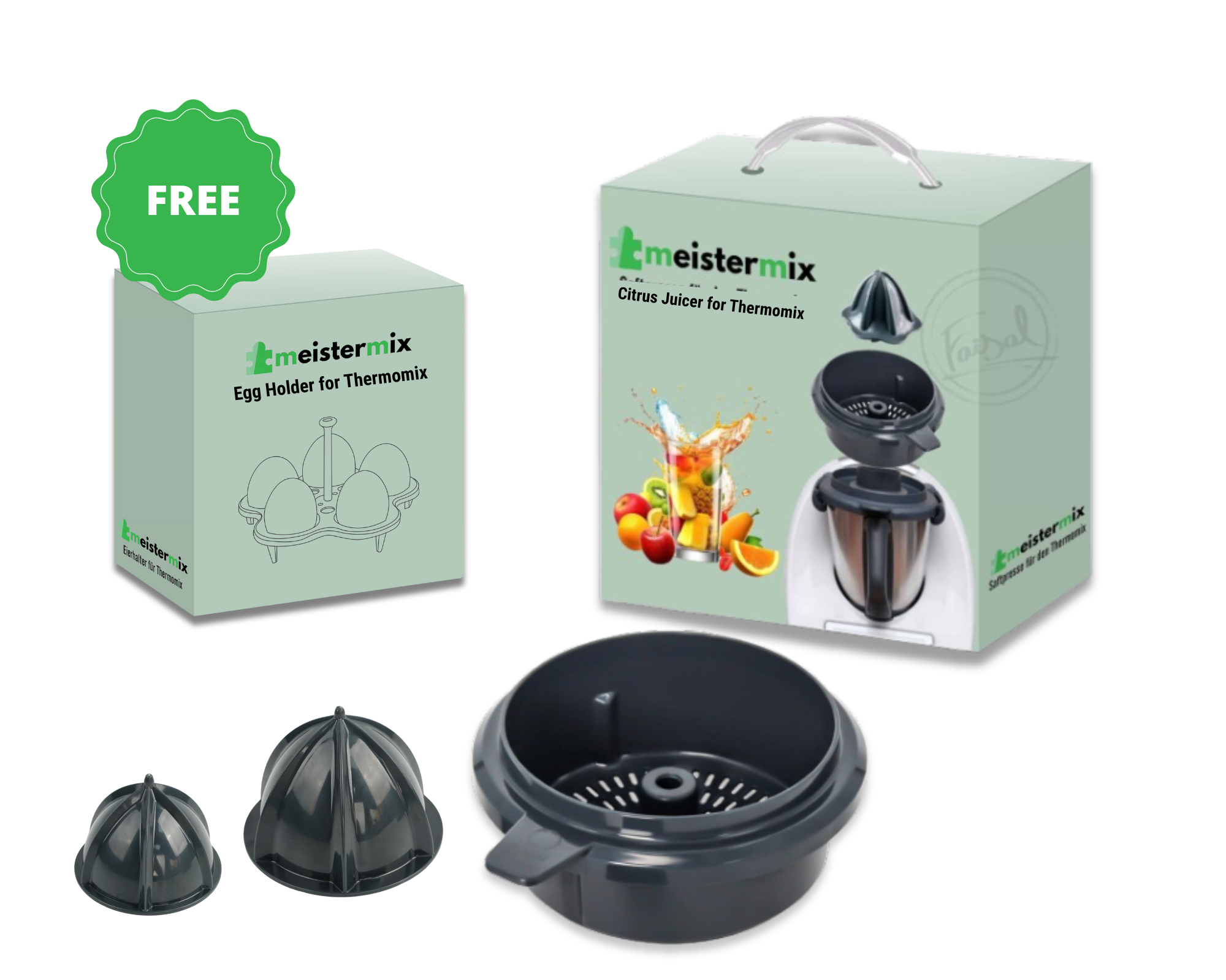 Pressix - Citrus Juicer for Thermomix (+1 FREE Accessory)