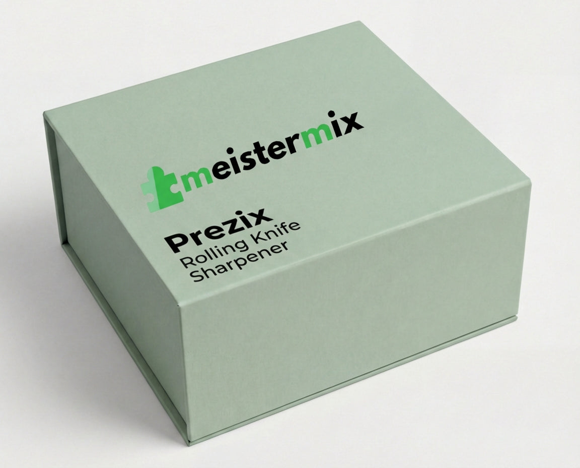 Prezix - Rolling Knife Sharpener with 4 Angles (Weiß)