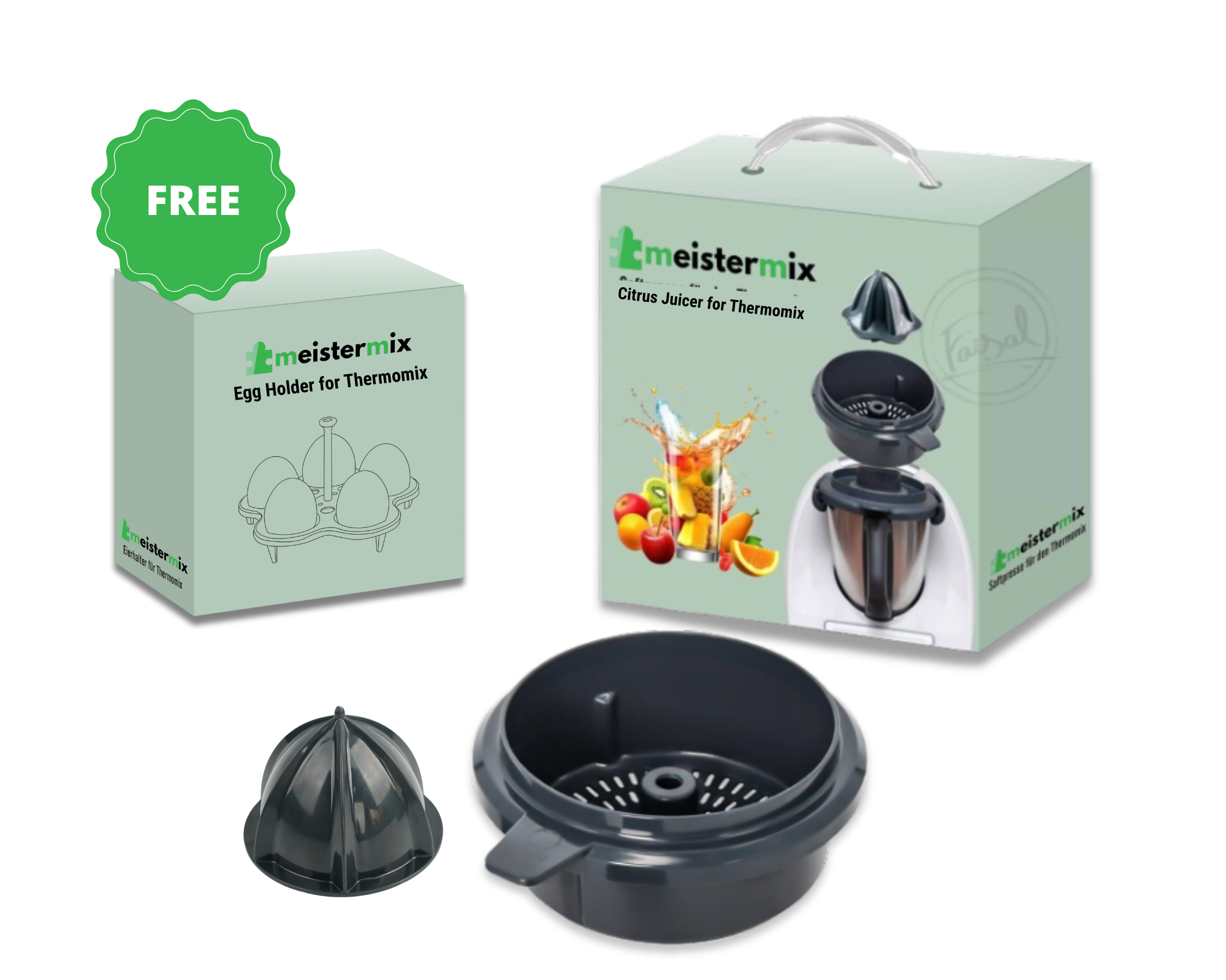 Pressix - Citrus Juicer for Thermomix (+1 FREE Accessory)