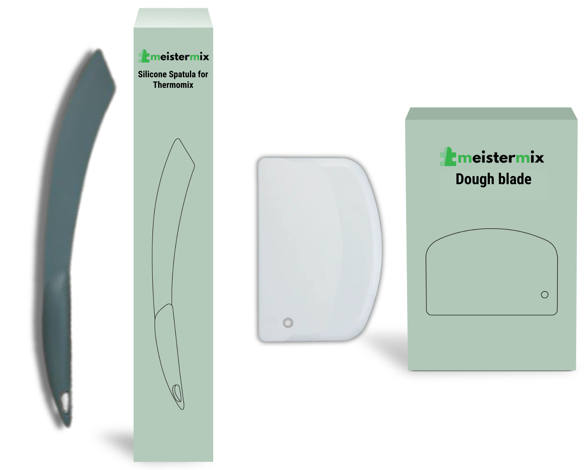 Baking Set for Thermomix (Spatula + Dough Cutter)